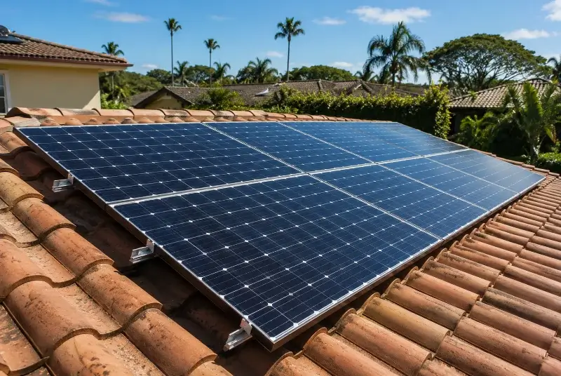Installation de panneaux solaires à Roullens